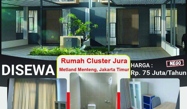 Rumah 2 Lantai Furnished Cluster Jura di Metland Menteng 2