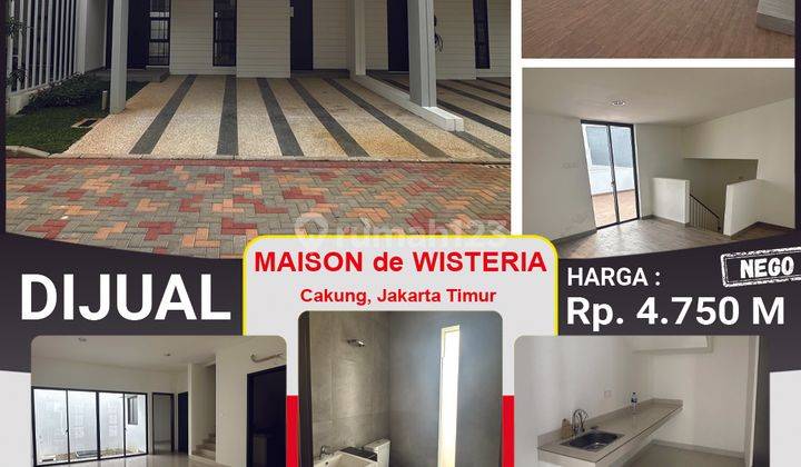 Rumah 3 Lantai Cluster Wisteria Jgc Dengan Attic Room, Cakung Jgc 2