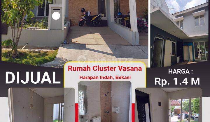 Rumah Cluster Vasana 2 Lantai Dengan Halaman Belakang Hijau di Harapan Indah, Bekasi 2