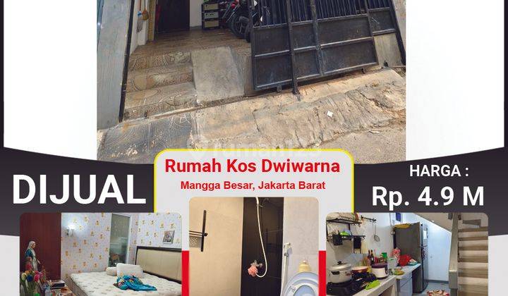 Rumah Kost Mangga Besar Dwi Warna 10 Kamar, Jakarta Barat 2