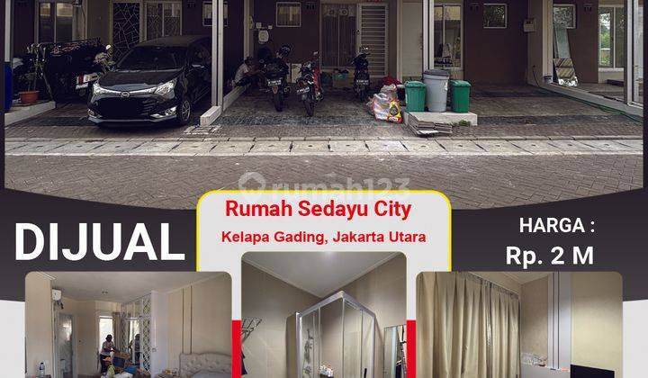 Rumah 3 Lantai Hadap Utara Cluster Sedayu City, Kelapa Gading 2