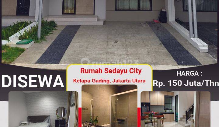 Rumah Cluster Full Furnished di Sedayu City, Kelapa Gading, Jakarta Utara  2