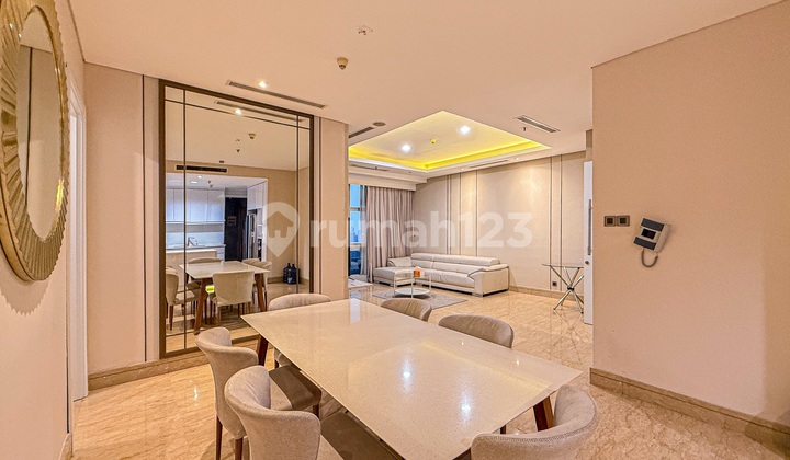 Apartemen Capital Residence 3 Kamar Tidur Pemandangan Kota