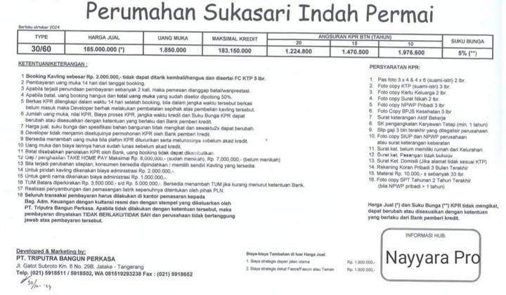 Sukasari Indah Permai Rumah Subsidi Murah Di Tangerang 2