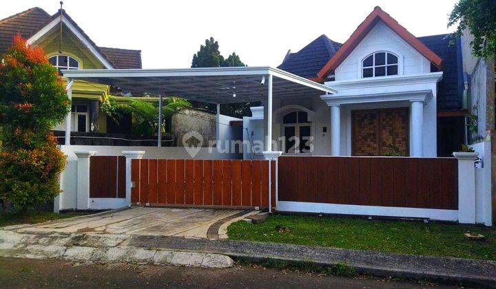 Di Jual Rumah 1 Lantai Baru Renovasi Bangunan Bata Merah Dalam Lingkungan Asri Dan Nyaman Di Perumahan Bukit Golf Riverside Cibubur 1