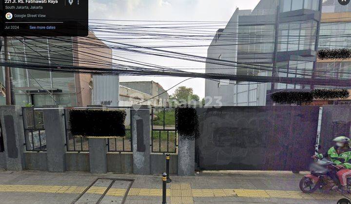 Dijual Tanah Pinggir Jalan Lokasi Premium di Fatmawati Jakarta Selatan, Ref Te Da 1