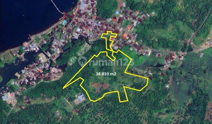 Tanah Luas Dibawah Pasaran Di Kima Bajo, Wori, Sulawesi Utara 1