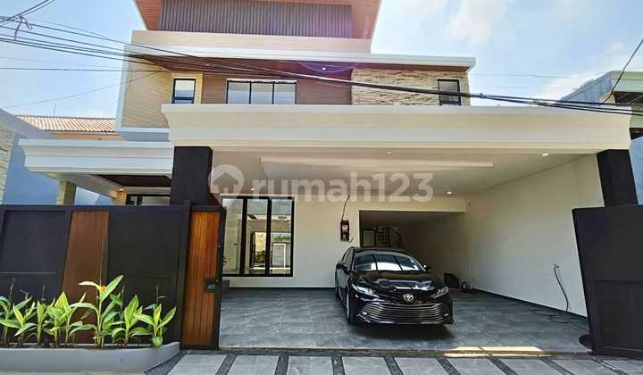 Cool Luxury Brand New Modern Residence With Swimming Pool In Radio Dalam, Keb Baru