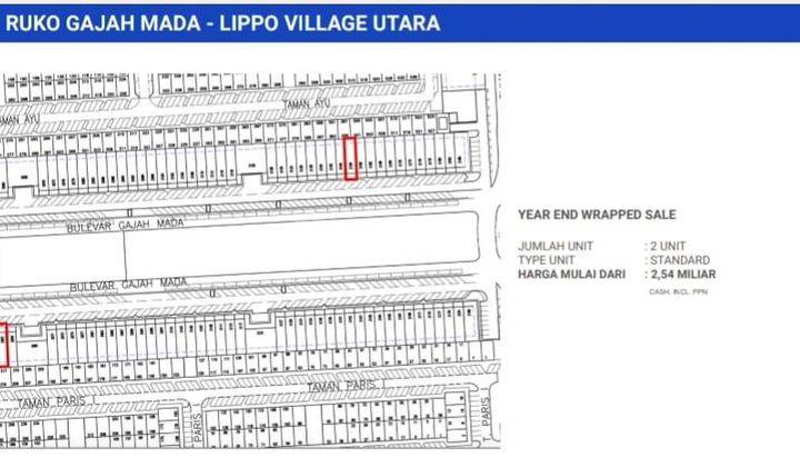 Ruko Murah Boulevard Gajah Mada Cyber Park Lippo Karawaci 2