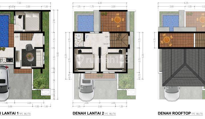 JUAL RUMAH VILLA KOTA BATU TENGAH KOTA PRIVATE POOL BONUS FURNISH 2