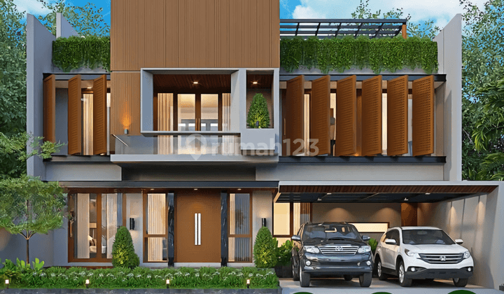 Rumah Mewah 2 Lantai Bella Vista Garden Kota Pekanbaru 1