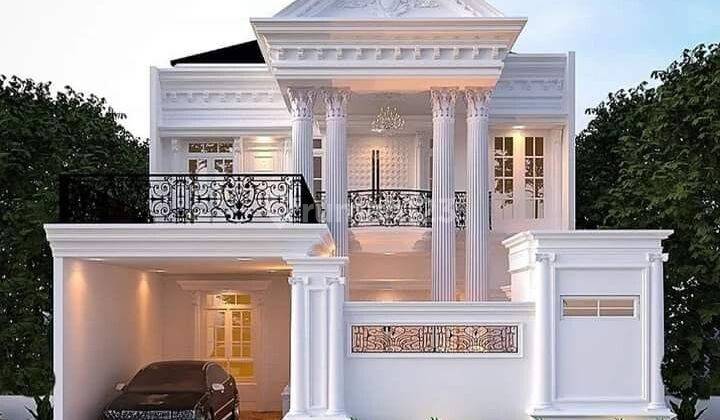 rumah mewah bebas desain di perumahan cluster 1