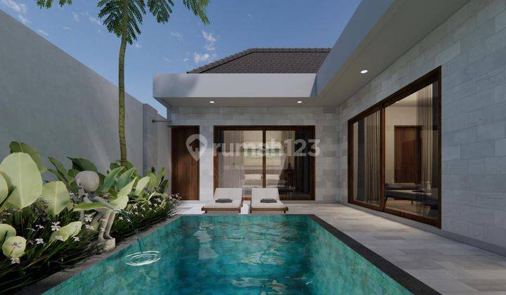 Villa Baru Private Pool 2 Kamar Di Sanur Ev 1