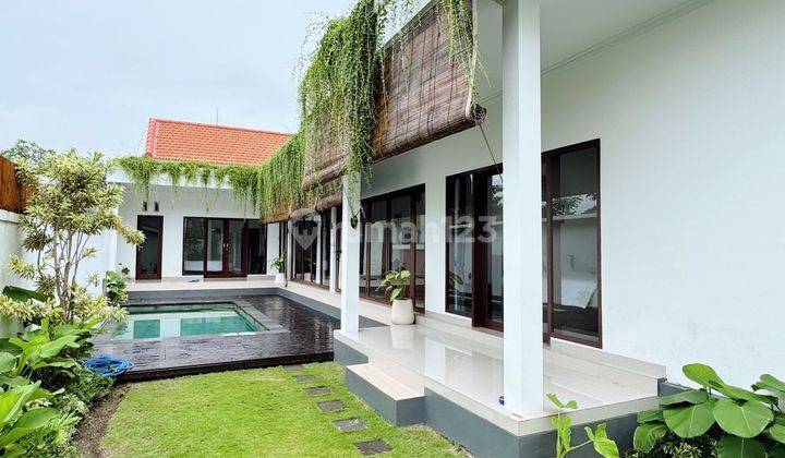 Disewakan Tahunan Villa Furnish View Sawah Di Canggu Ls