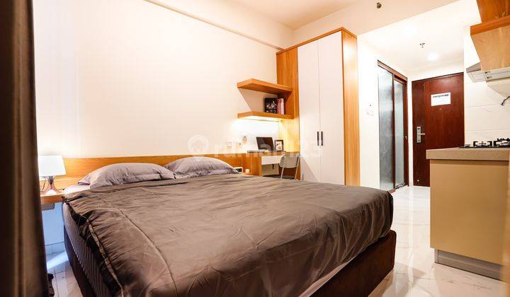 Harga Promo Disewakan Apartement Skyhouse Bsd Furnished With Electronics ( Tv & Mini Fridge) 2