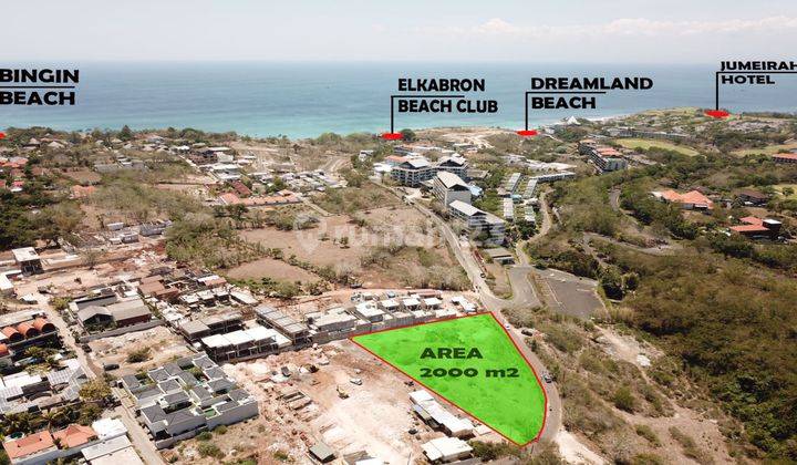 Land For Lease Ocean View Walking Distance To Bingin Beach Pecatu 1