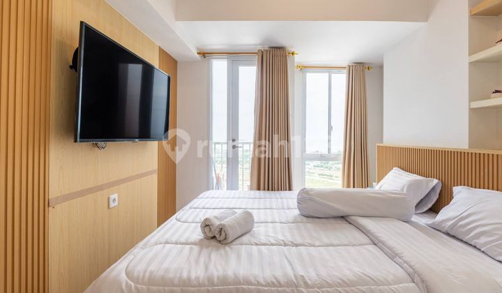 Disewakan Studio Apartemen Tokyo Riverside View Laut Full Furnished Mewah