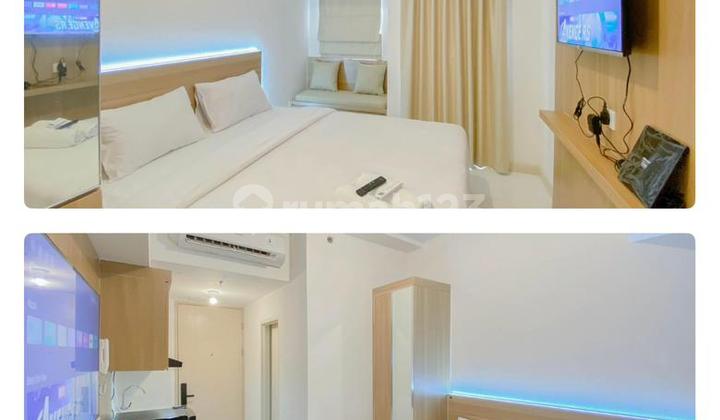 Dijual Studio Apartemen Tokyo Riverside Full Furnished Mewah View Garden + Laut