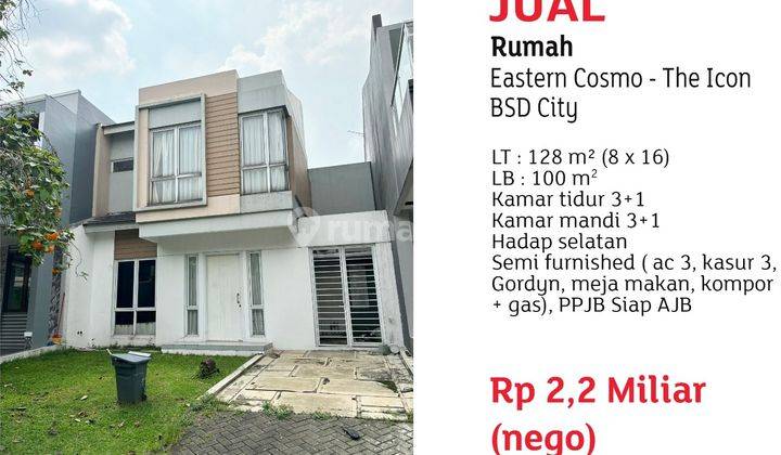 Jual Rumah Eastern Cosmo The Icon Bsd City 1