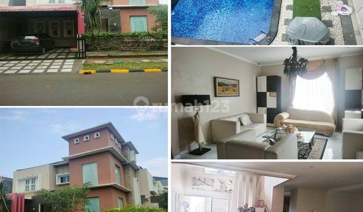 Jual Rumah Puspita Loka Bsd City Ada Kolam Renang 1