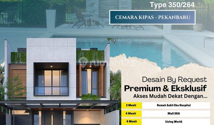 Hunian Cluster Mewah di Komplek Pemda Kota Pekanbaru 1