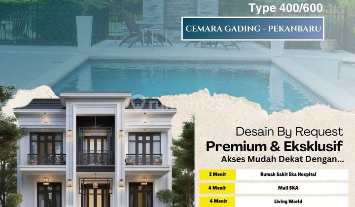 Dijual Rumah Lokasi Tengah Kota Pekanbaru 1