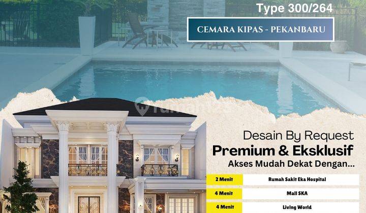 Dijual Rumah Cluster Dekat Dengan Mall Ska Pekanbaru 1