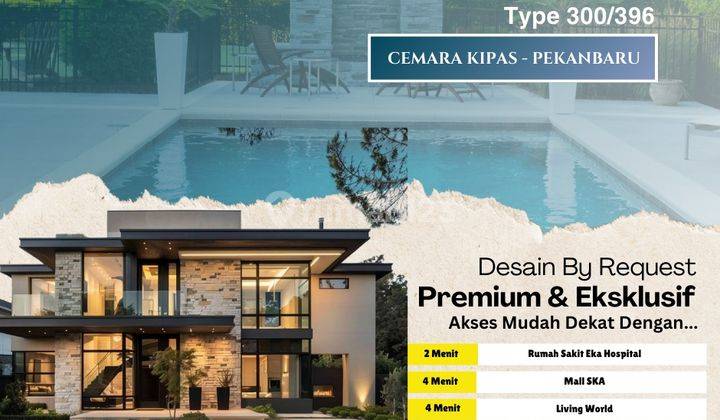 Dijual Rumah 2 Lantai Cluster Kota Pekanbaru  1