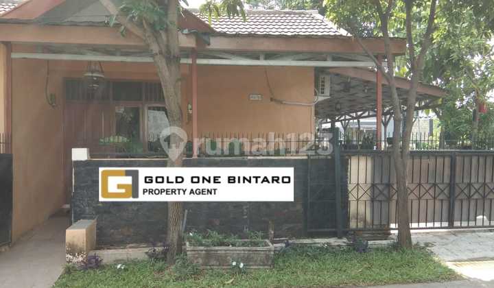 Rumah 1 Lantai Posisi Hook,Bebas Banjir Dikomplek Japos Pondok Aren