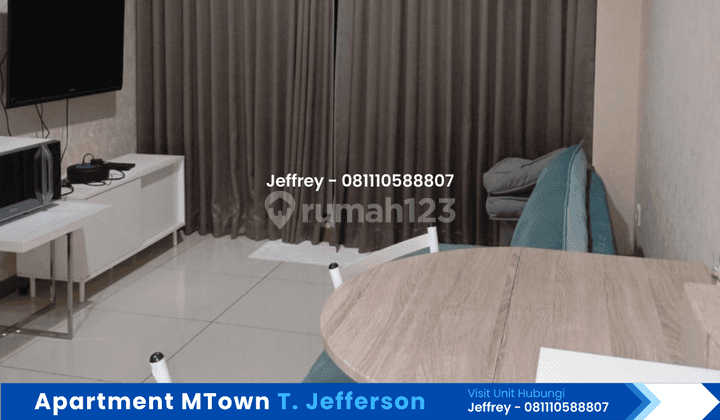 1 Bedroom Apartment Full Furnished View City Gading Serpong 2