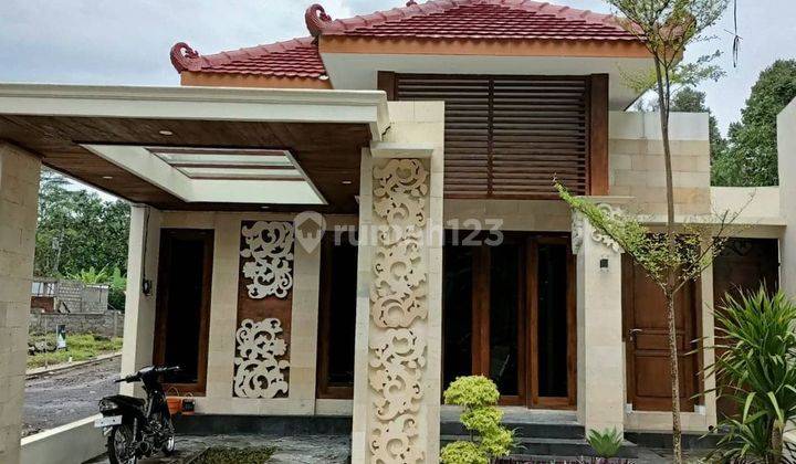 Rumah Minimalis Etnik Bali Dekat Sekolah Akmil Di Magelang 1