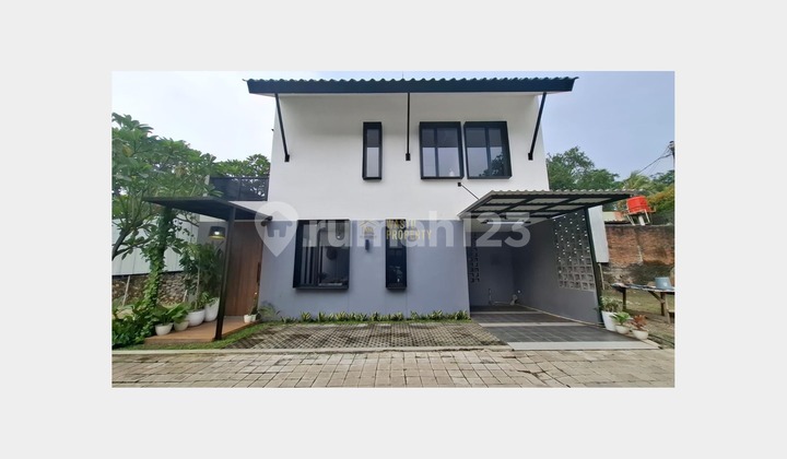 Rumah Modern 2 Lantai di Cluster Dekat Tol Brigif Desari