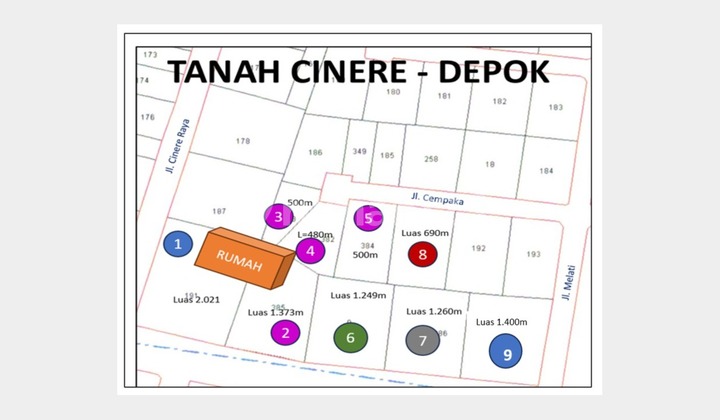 Tanah Luas Dekat Sekolah Cita Persada Cinere Tanah Luas Dekat Sekolah Cita Persada Cinere