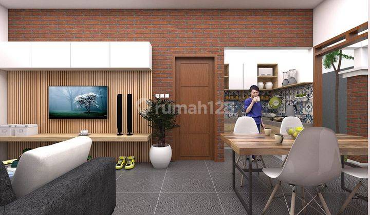 Rumah Dengan Desain Etnik Jawa Modern Di Borobudur 2