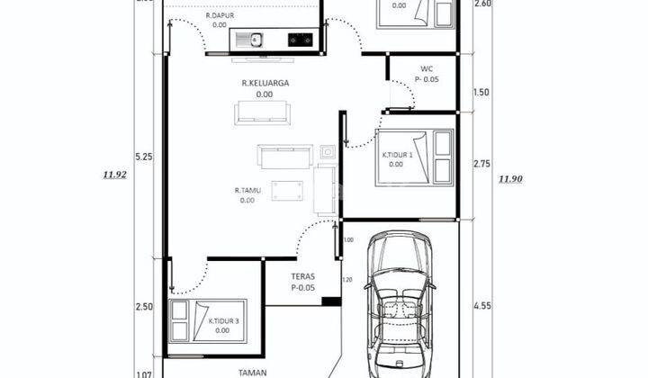 Rumah Second di Moyudan Sleman, Harga 400 Jutaan 2