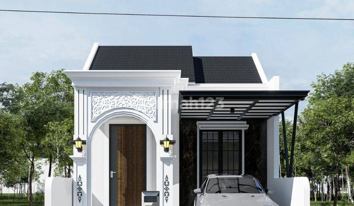 Rumah Murah Di Kalasan, Siap Bangun Design American Classic 1