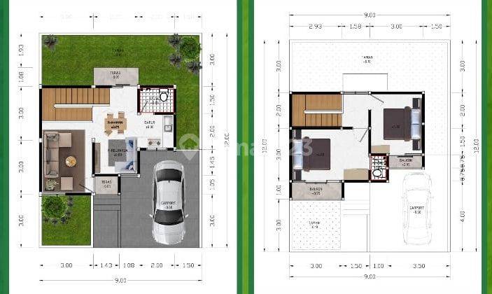 RUMAH SIAP BANGUN BUDGET 800 JUTAAN DEKAT JL WATES KM 8 2