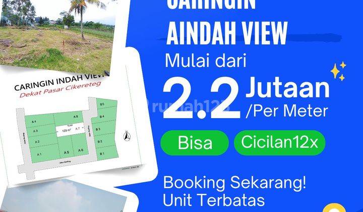 Dijual Tanah Dekat Pintu Tol Caringin, Legalitas SHM Per Unit  1