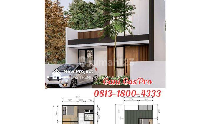 DIJUAL RUMAH MODERN MEZZANINE RASA 2 LANTAI PAMULANG TERBARU 1