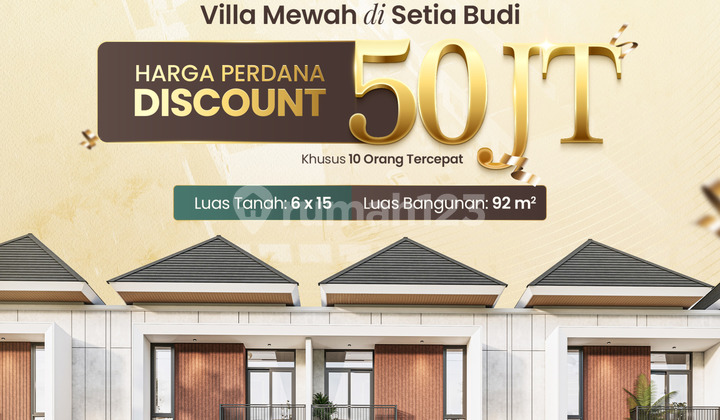 Imperial Garden Complex New House Ready to Occupy Setiabudi Area