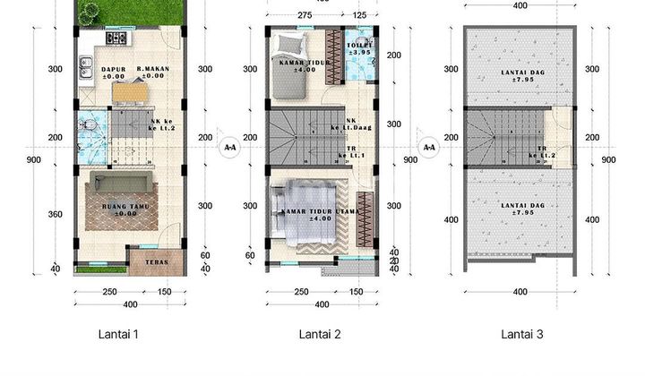 New House in the Vellica Haus Complex, Tanjung Mulia Cemara Area 2