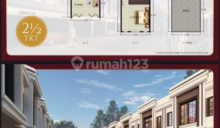 Townhouse Jalan Serdang Komplek Serdang W House Daerah HM Yamin 2