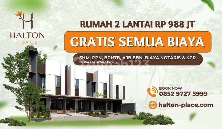 Rumah Baru Jalan Panglima Denai Komplek Halton Place Tipe Calvin 2