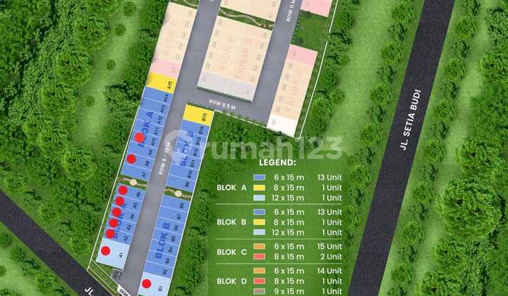 Dijual Rumah Baru Siap Huni Komplek Imperial Garden Setia Budi 