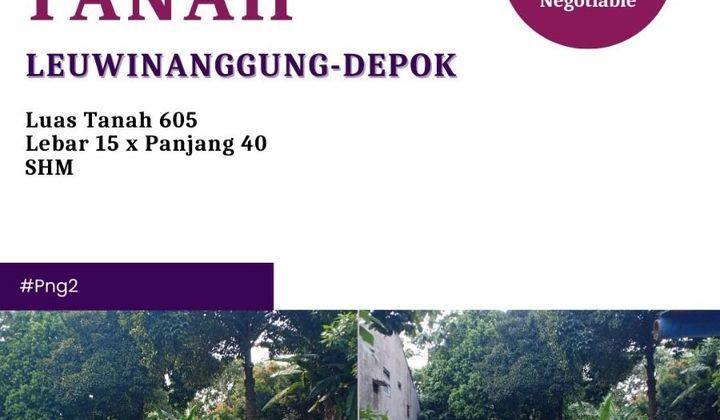 Dijual Tanah Siap Bangun,Letak Strategis Untuk Usaha 1