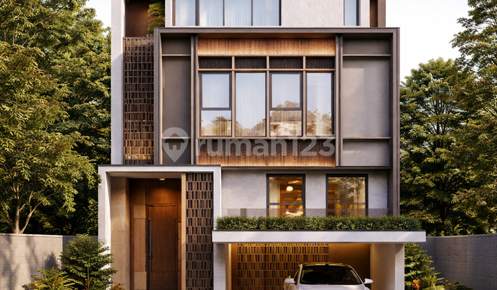 Dijual Rumah 3 Lantai Mezzanine Pacific Garden Puri Akses Tol