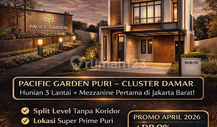 Rumah Baru Jakarta Barat Dekat Tol Meruya Harga Terjangkau