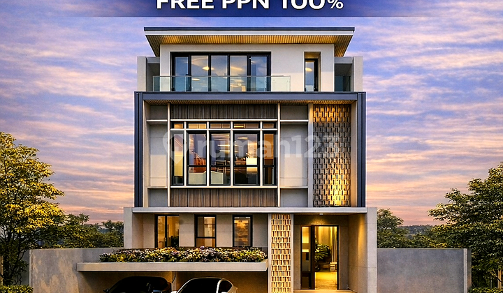 First Modern Residence in West Jakarta, Starting from 1.7 M with 100% VAT Exemption.