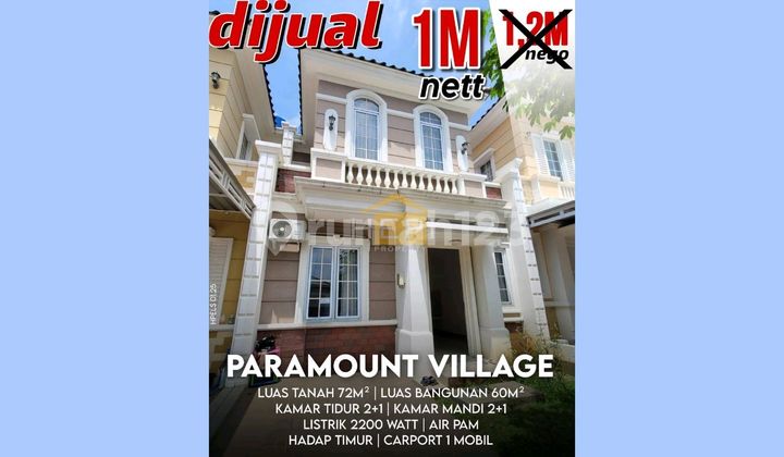 Rumah Dijual Paling Murah Di Paramount Village Semarang 1