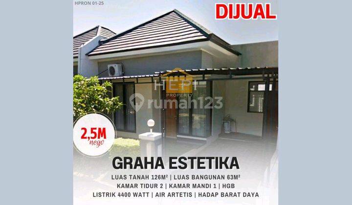 Rumah Cantik Di Graha Estetika Perumahan Elite Banyumanik Semarang 1